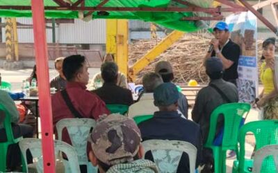 နဝဒေးသကြားစက်၏ ကြံစိုက်တောင်သူများအား စိုက်ပျိူးနည်းပညာသင်တန်းပေးခြင်း