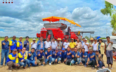 Demonstration of Performance of TAMCO C2400 Combine Harvester